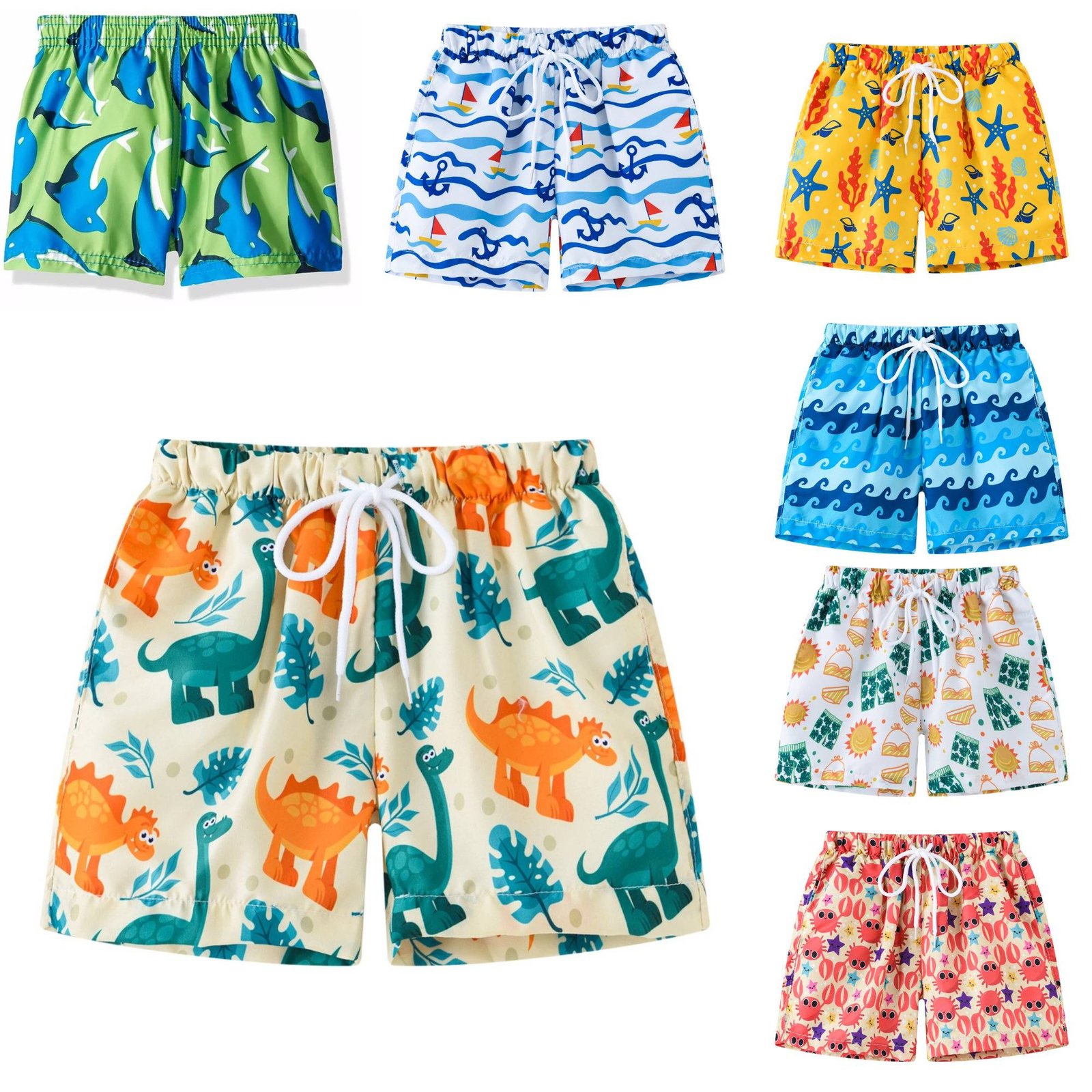 Boys' beach shorts-3