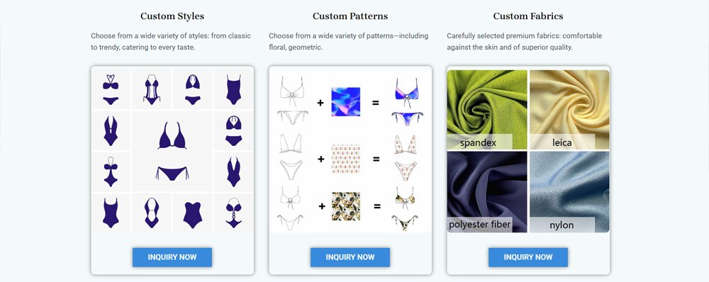 OEM/ODM Bikini Custom Solutions