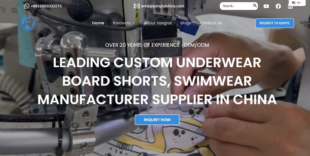 Yongrui Best Swimwear Manufacturers