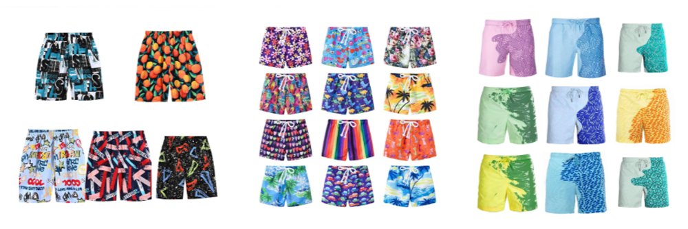 Custom Beach Shorts Manufacturer Product Showcase