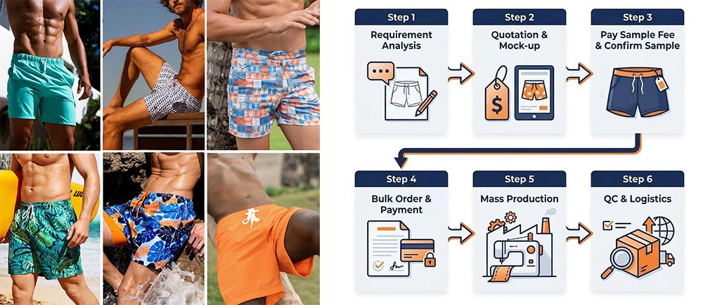 Yongrui Custom Beach Shorts Manufacturer - Customization Process