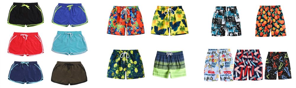 Yongrui Custom Beachwear Manufacturers Product Variety