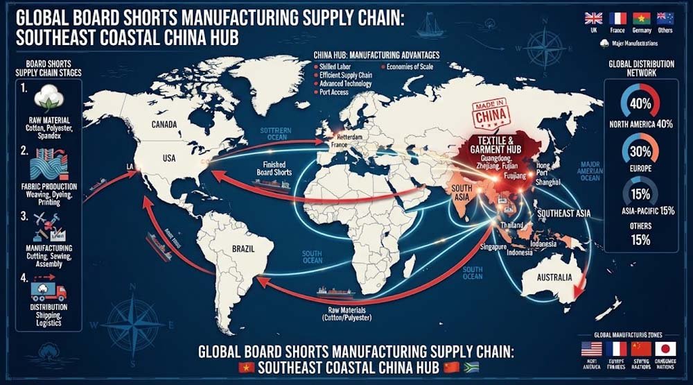 Board Shorts Manufacturer Global Manufacturing Industry Landscape