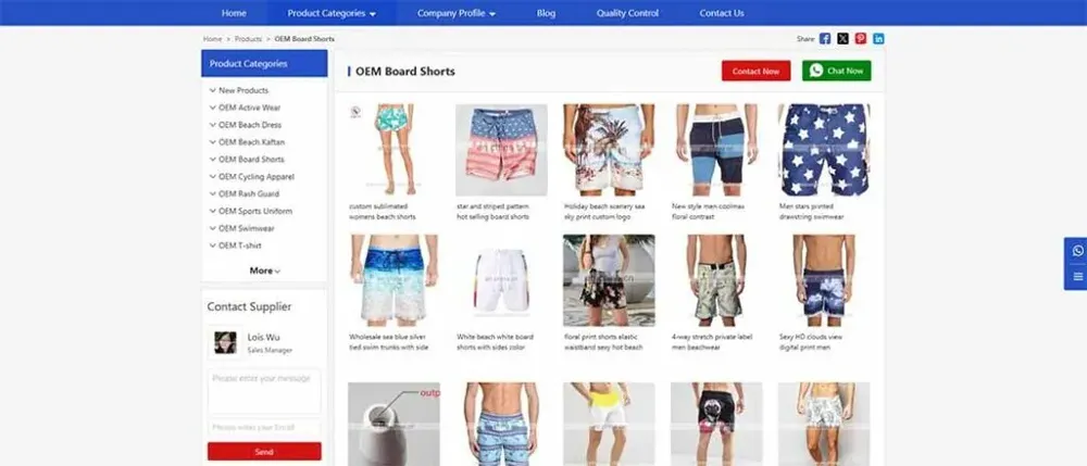 Beach Shorts Manufacturer Chiyi Industrial Co., Ltd.
