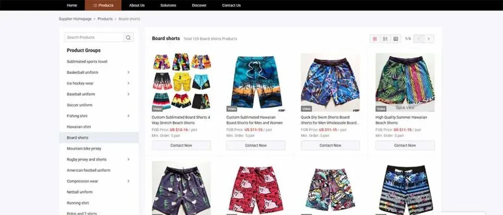 Beach Shorts Manufacturer Fshsportswear
