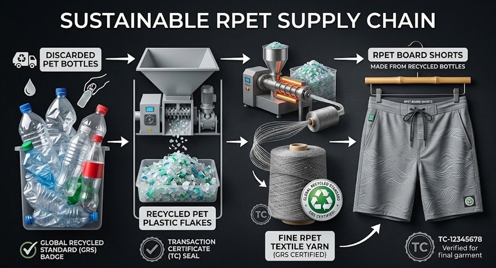 Board Shorts Manufacturer Sustainable Supply Chain