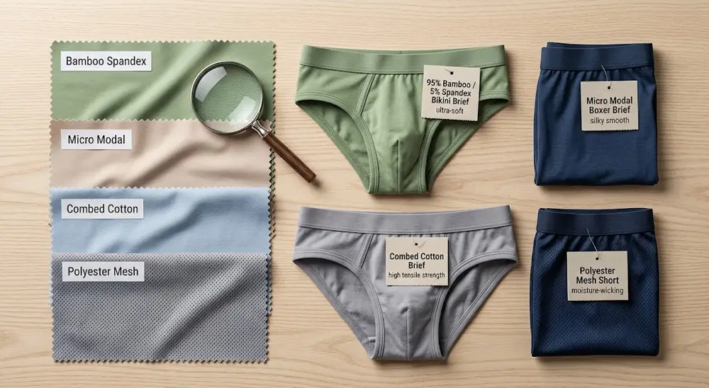 Mens Underwear Suppliers Fabrics