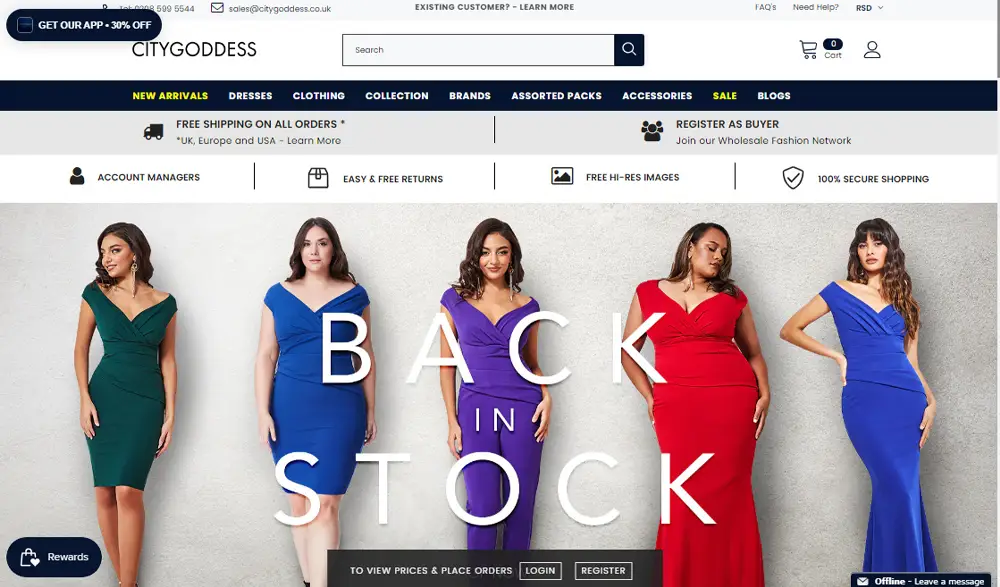 Wholesale Bathing Suit Vendors City Goddess