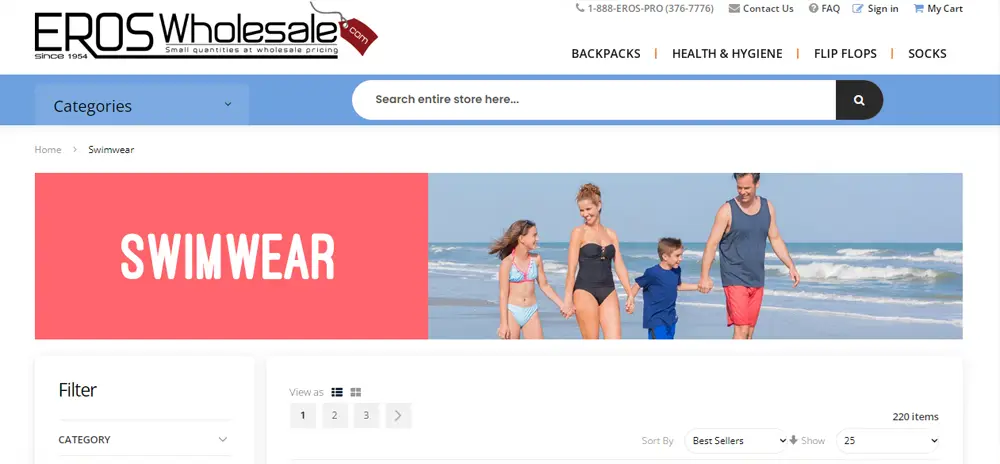 Wholesale Bathing Suit Vendors Eros Wholesale