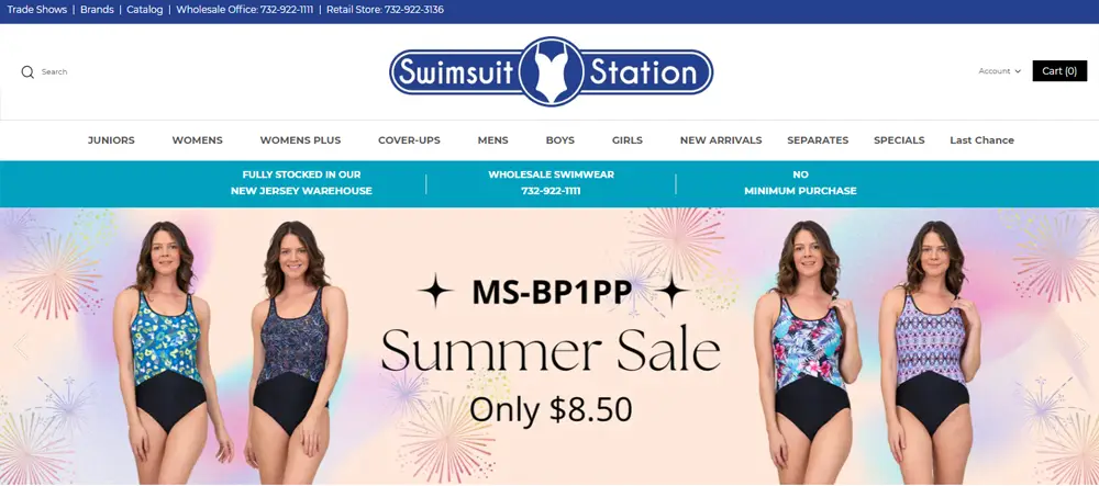 Wholesale Bathing Suit Vendors Swimsuit Station